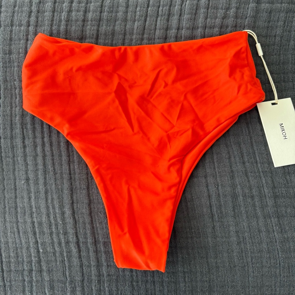MIKOH Swimsuit Waikui High Waist Bikini Bottom